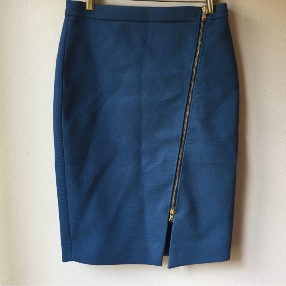 J Crew Zip Pencil Skirt - Picture 2 of 8